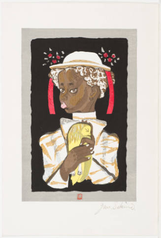 Harlem Child with Yellow Bird