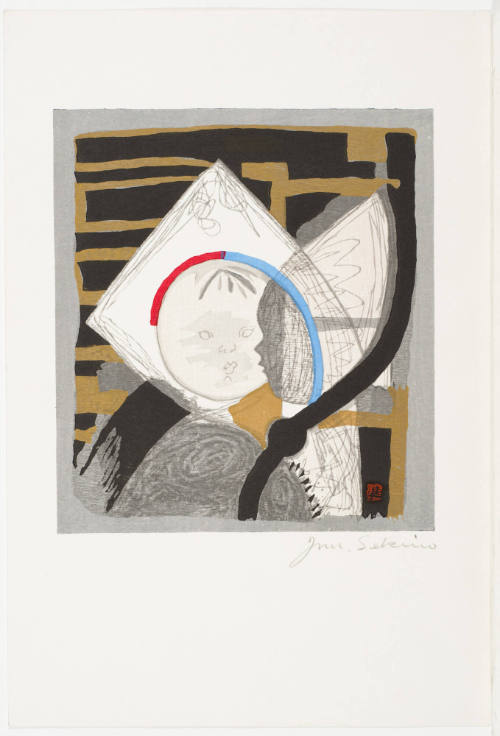 Child with Mirror (Abstract)