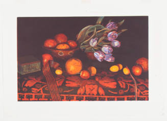 Dark Still Life with Kumquats and Blood Oranges