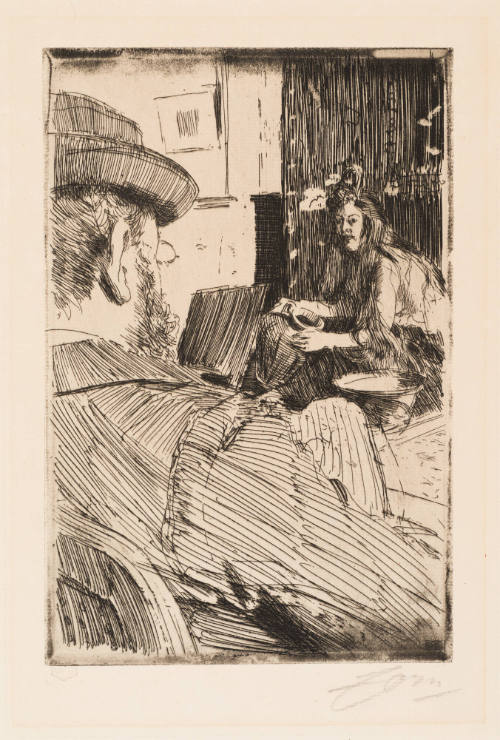 Albert Besnard and His Model