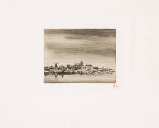 Village au bord de l'eau