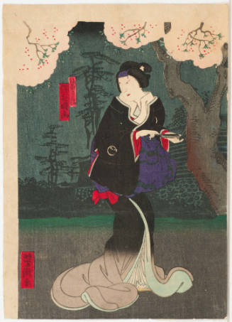 Actor Sawamura Shozan in Female Role