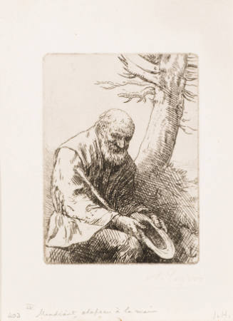 Beggar Holding His Hat (Mendiant Avec Son Chapeau À La Main)