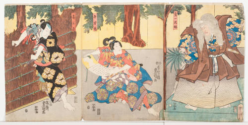 Actors as Kiichi Hōgen, Ushiwakamaru, Kisanta