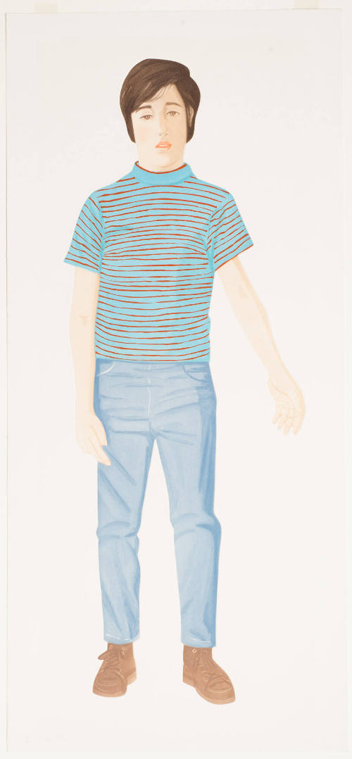 Boy with Striped Shirt