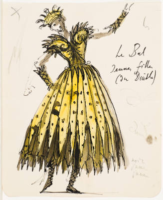 Young Men of the Bal De Jeunes Gens for the Ballet "Devil's Holiday" (Diable S'Amuse) (Scene I)