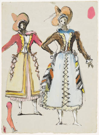 Huntress (Corps De Ballet) for the Ballet "Devil's Holiday" (Diable S'Amuse)