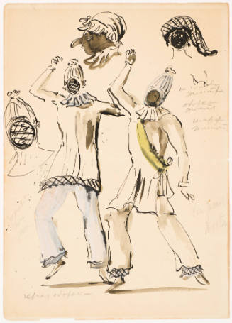 Carnival Guests for the Ballet "Devil's Holiday" (Diable S'Amuse) (Scene III)
