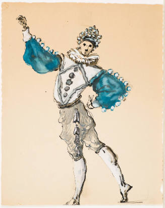 Male Carnival Guest for the Ballet "Devil's Holiday" (Diable S'Amuse) (Scene III)