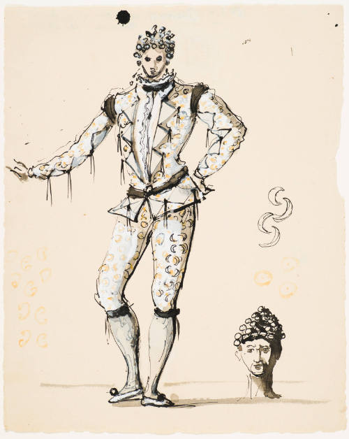 Male Carnival Guest for the Ballet "Devil's Holiday" (Diable S'Amuse) (Scene III)