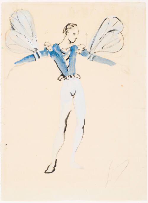 Men's Corps de Ballet for the Ballet Les Elfes