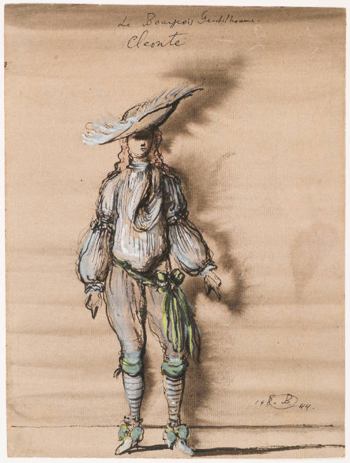 Cléonte for the Ballet Le Bourgeois Gentilhomme (The Would-Be Gentleman) (Scene 1)