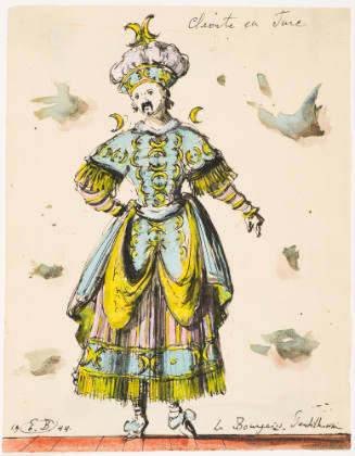 Cléonte as Son of the Grand Turk for the Ballet "Le Bourgeois Gentilhomme" (The Would-be Gentleman) (Scene II)
