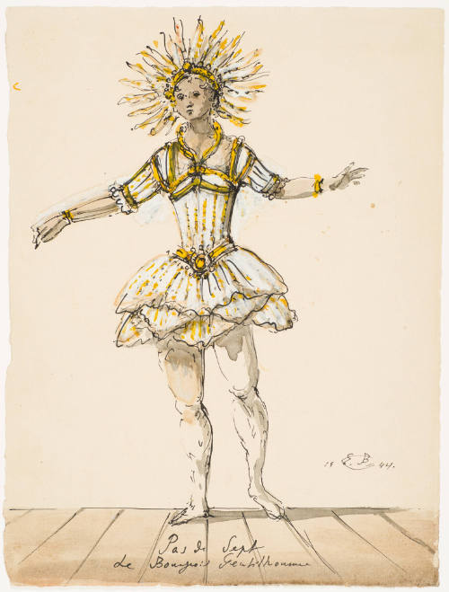Female Lead Dancer for Pas De Sept for The Ballet Le Bourgeois Gentilhomme (The Would-Be Gentleman) (Scene 2)