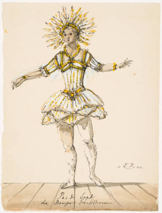 Female Lead Dancer for Pas De Sept for The Ballet Le Bourgeois Gentilhomme (The Would-Be Gentleman) (Scene 2)
