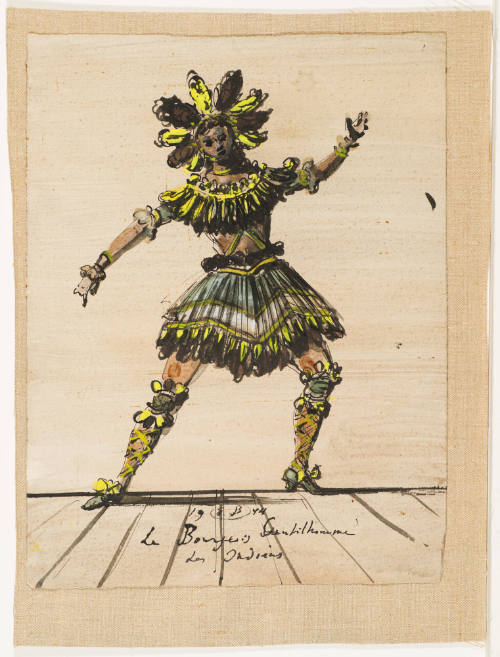 Indian Man for the Ballet  Le Bourgeois Gentilhomme (The Would-Be Gentleman) (Scene 2)