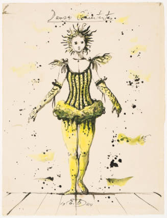 Woman's Lead Costume for the Ballet  Danses Concertantes