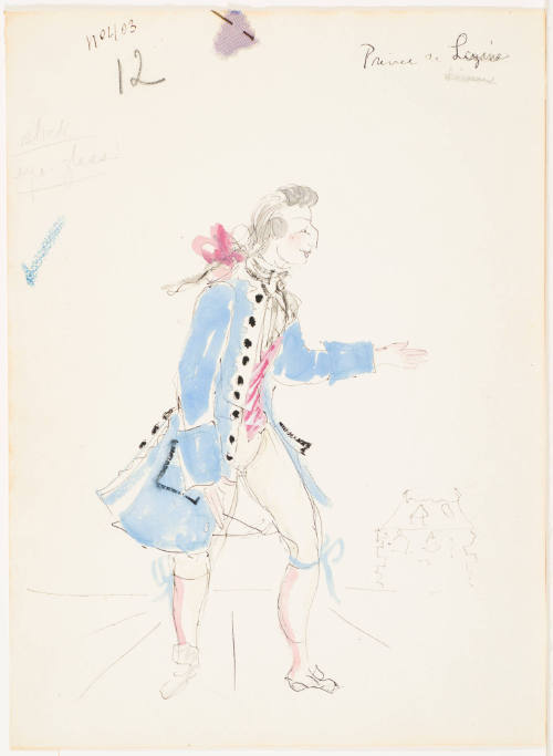 Prince De Ligne from the Ballet "Vienna-1814"