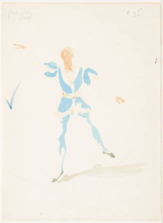 Male Costume for Pas De Deux from the Ballet "Vienna-1814"