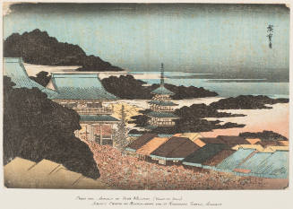 Crowds at the Year-End Festival at Kinryuzan Temple in Asakusa (Asakusa Kinryuzan toshi no ichi gunshu)