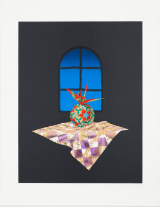 Blue Window (Folded Crane)