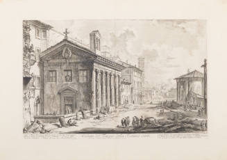 View of the Temple of Fortuna