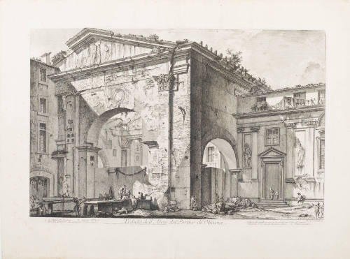 View of the Atrium of the Portico of Octavia