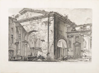 View of the Atrium of the Portico of Octavia