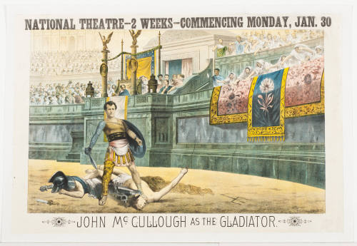 John McCullough as the Gladiator