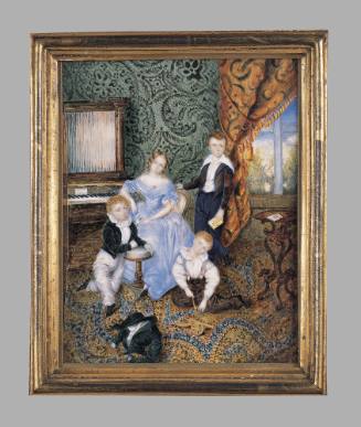 Four Children in an Interior