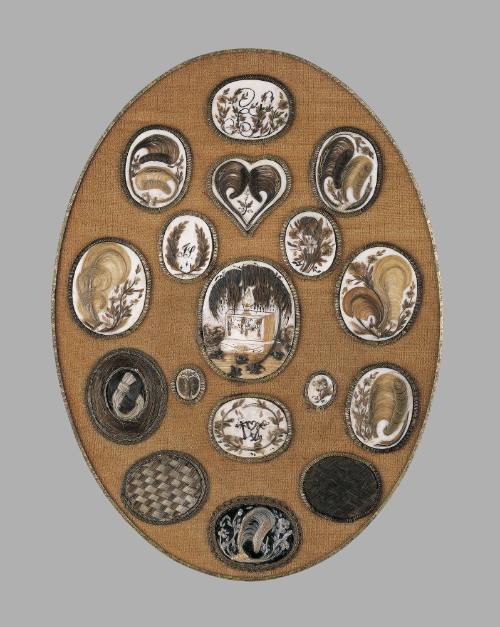 Hairwork Sample Card