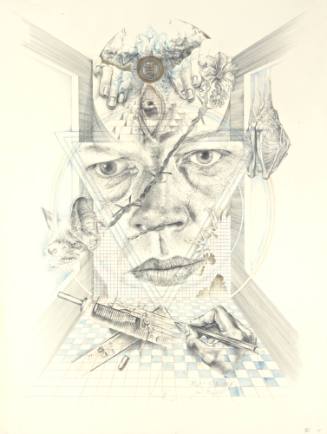 Untitled (Self Portrait with Bat)