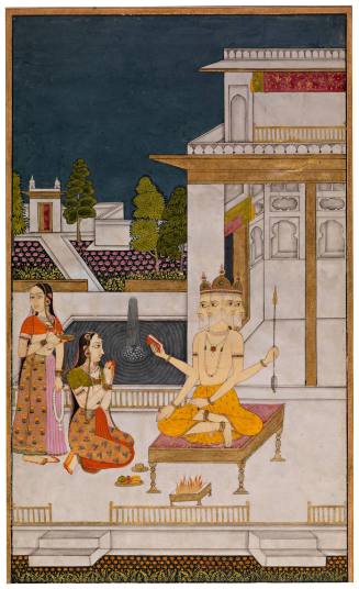 Khambavati Ragini: A Lady Worships Brahma
