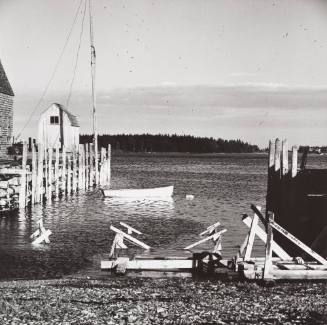 (Dinghy in Harbor, Cranberry Island, Maine)