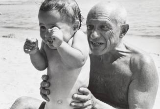 Picasso with His Son Claude