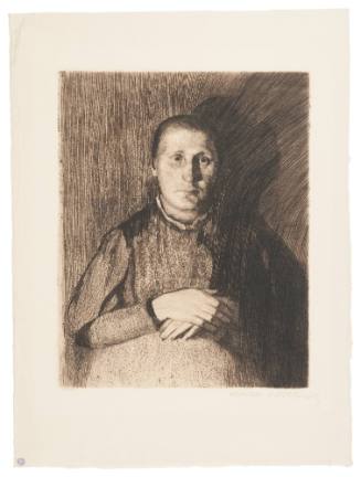 Woman with Folded Hands (Frau mit übereinandergelegten Händen)