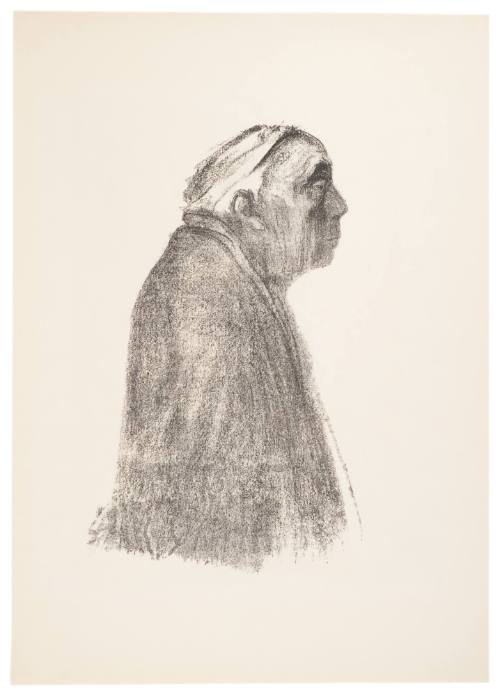 Self Portrait in Profile to the Right (Selbstbildnis im Profil nach rechts)