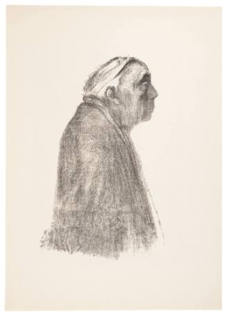 Self Portrait in Profile to the Right (Selbstbildnis im Profil nach rechts)