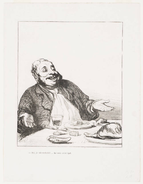 I Am Well Fed!...The Rest is All the Same to Me (Moi, Je Suis Ravitaillé ...Le Reste M'Est Égal)