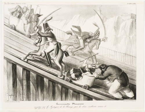 Great Maneuvers Carried Out in the Biscay Mountains by the Two Valiant Armies of Rodil and Zumalacarregui (Grrrrrrandes Manoeuvres Exécutées Sur Les Montagnes De La Biscaye Par Les Deux Vaillantes Armées De Rodil Et De Zumalacarregui)