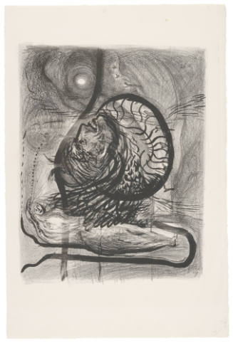 Female Figure and Male Head