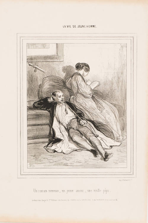 A New Novel, A Young Love, and an Old Pipe (Un nouveau roman, une jeune amour, et une vieille pipe)