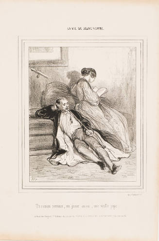 A New Novel, A Young Love, and an Old Pipe (Un nouveau roman, une jeune amour, et une vieille pipe)