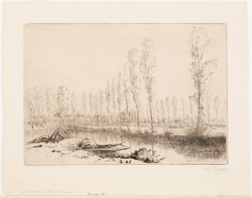 Peatbogs Near Amiens (Près d' Amiens, Les Tourbières)