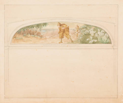 Robinson Crusoe Finds Footprints