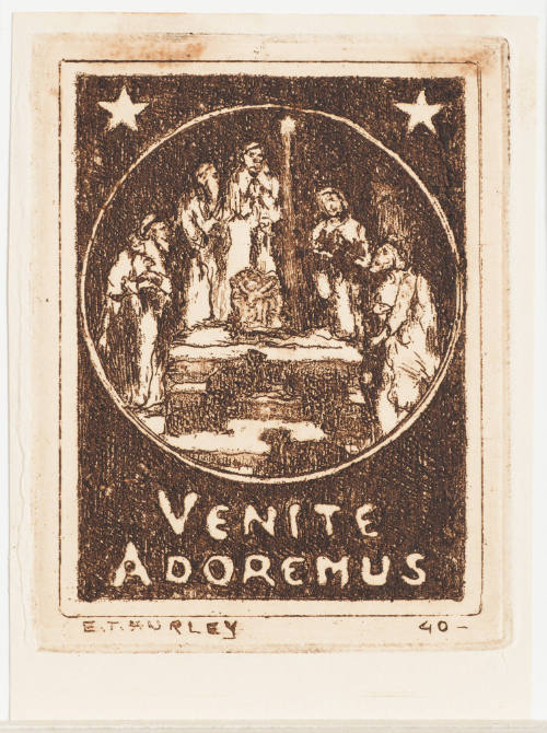 Christmas Etching, 1940