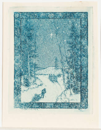 Christmas Etcing, 1941