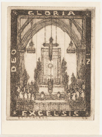 Christmas Etching, 1943