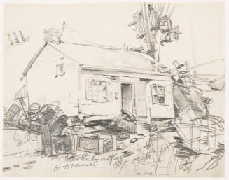 Study for 'Home-after-the Flood, New Richmond, OH'