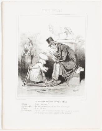 Mr. Proudhon Preaching Against the Family [M. Proudhon préchant contre la famille]